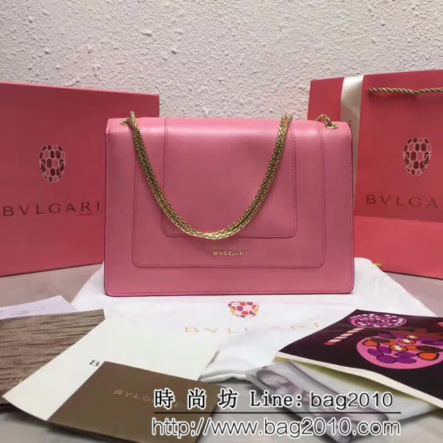 BVLGARI寶格麗 專櫃最新 閃電吊墜限量款 雙層風琴包 鏈條單肩斜挎包 B35106 FYD1059